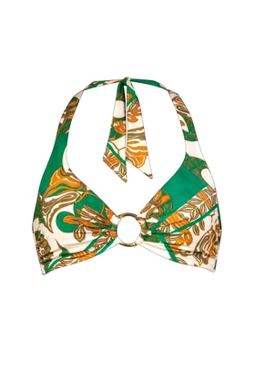 Купальный зелёный лиф