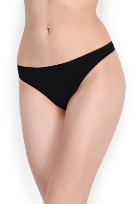 Женские хлопковые трусы-стринги 