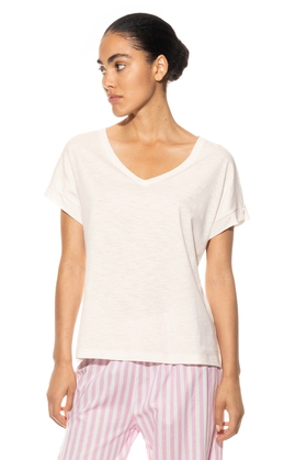  Женская домашняя хлопковая футболка 