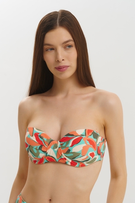 Купальный лиф-бандо