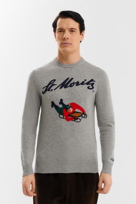 Мужской джемпер с принтом 