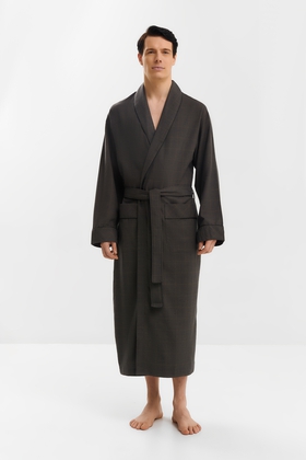  Мужской халат из хлопка 