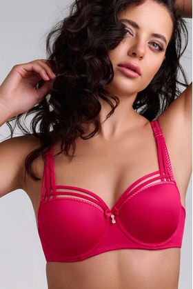 Бюстгальтер-балконет с плотными чашками