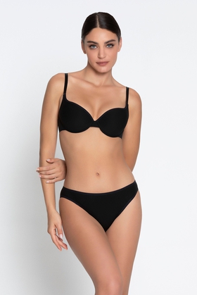 Женские черные трусы-слипы