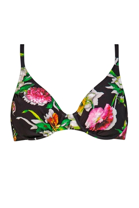 Чёрный купальный лиф