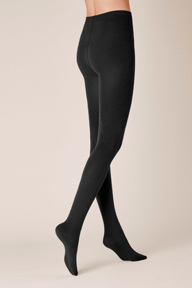 Колготки чёрные Sensual Cotton