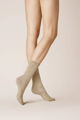 Носки женские бежевые Soft Wool Cotton