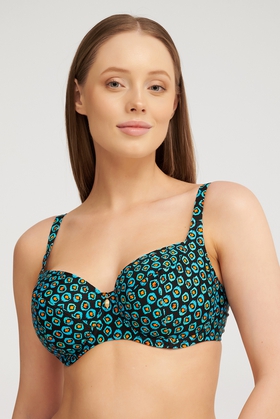 Купальный лиф с мягкими чашками