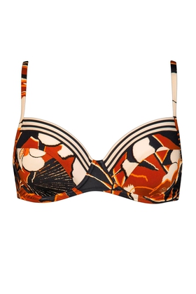 Купальный лиф с плотными чашками